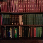 vintage leather bound books