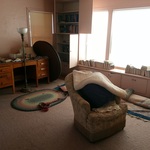 upstairs