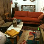 mid century rug