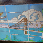 clipper ship tile table