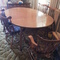 maple dining table & hutch
