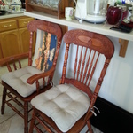 Oak chairs