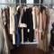 vintage furs & wedding dress