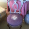 embroidered chair