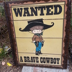 a brave cowboy
