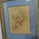 vintage baby print