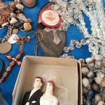 vintage wedding topper in box