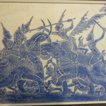 vintage Thai rubbing