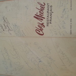signed menu