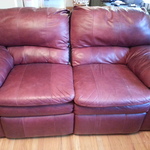 leather sofa