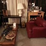 oversized leather club chair
