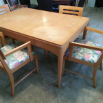 vintage table, as is