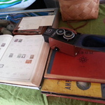 partial stamp collection