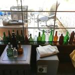 bottles & patio furniture