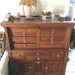 antique dental cabinet