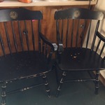 UCB black collegiate chairs