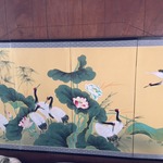 Asian paneled screen