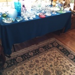 glassware & rug