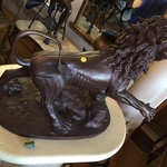 Bronze lion