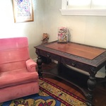 great vintage library table