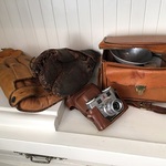 vintage baseball gloves