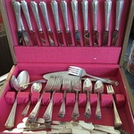 Sterling flatware set