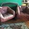 Mod overstuffed arm chairs