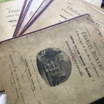Charles Dickens character sketches photogravuere