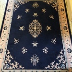 blue rug