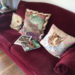 velvet sofa