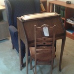 small vintage desk set