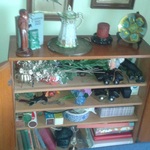 teak cabinets