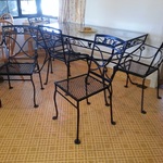 1940's metal table