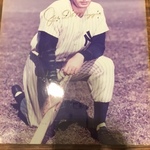 signed Joe Dimaggio