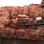 ephemera & floral couch 