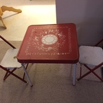 kids vintage table set