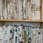 vintage barkcloth