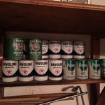 vintage oil cans