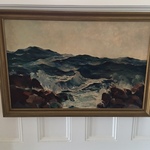 early seascape original oil