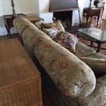 sofa in living room