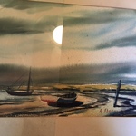 watercolor seascape
