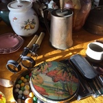 marbles and decorative items