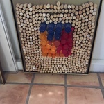 original cork art by Lenore Vogt
