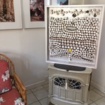 original cork art by Lenore Vogt
