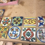 early colorful tiles
