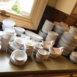white dishware
