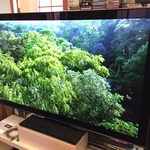 large flat screen tv