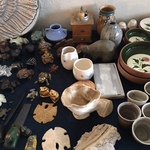 frogs and pottery