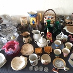 collectible pottery and glass