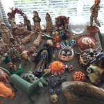vintage Mexican nativity items